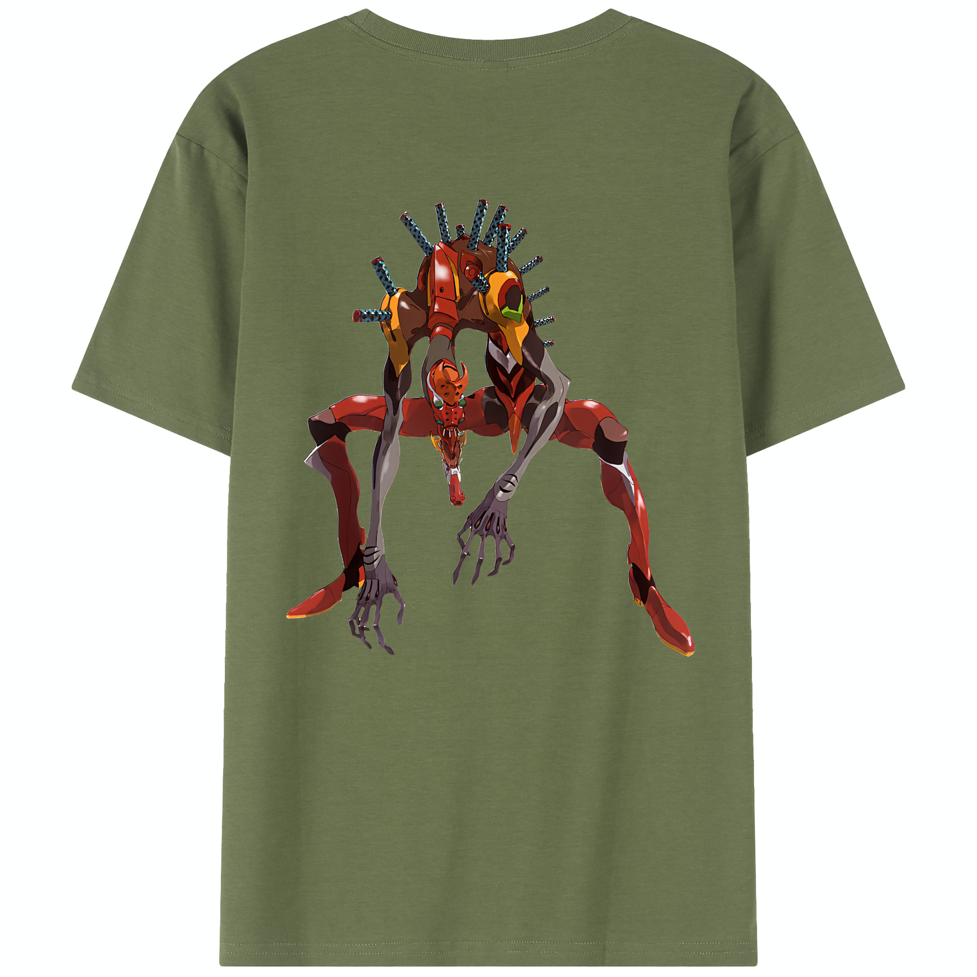 （画像用） EVA 新世紀エヴァンゲリオン 綿100％半袖Tシャツ（背面プリント）